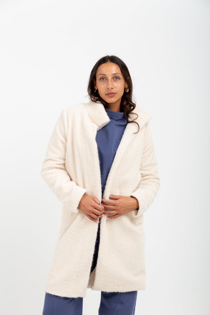 Chrissy Coat Ivory-JACKETS-kindacollection-Kinda