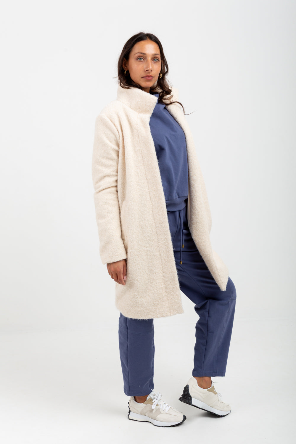 Chrissy Coat Ivory-JACKETS-kindacollection-Kinda