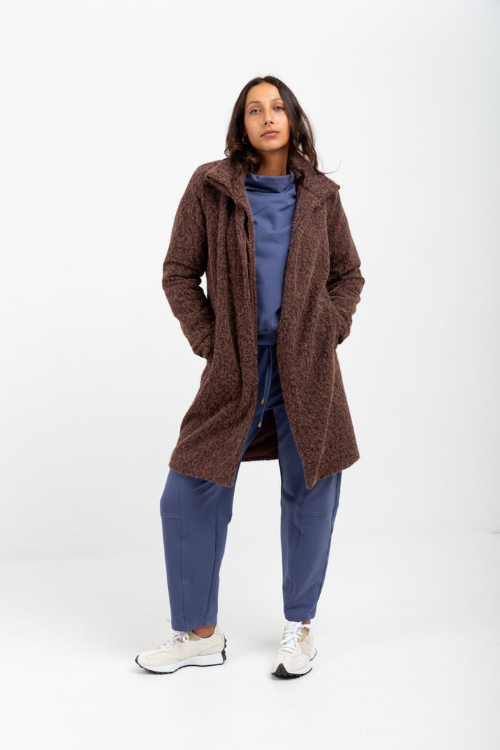 Chrissy Coat Brown Bear-JACKETS-kindacollection-Kinda