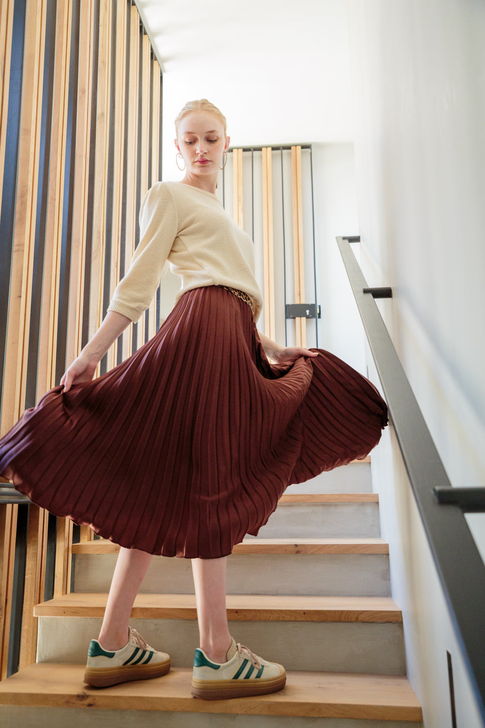 Lagan Skirt Chocolate-SKIRTS-kindacollection-Kinda