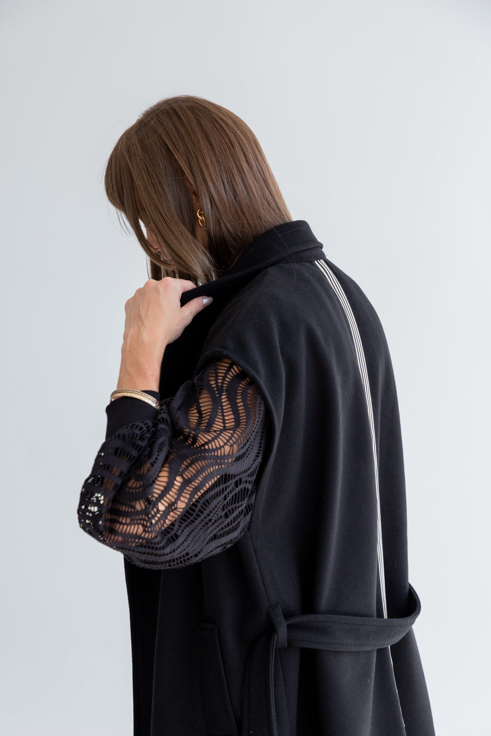 The Serafina Coat Black-JACKETS-kindacollection-Kinda