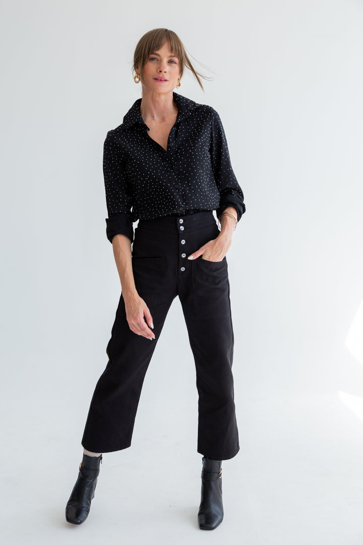 Eliana Pants Black-PANTS-kindacollection-Kinda