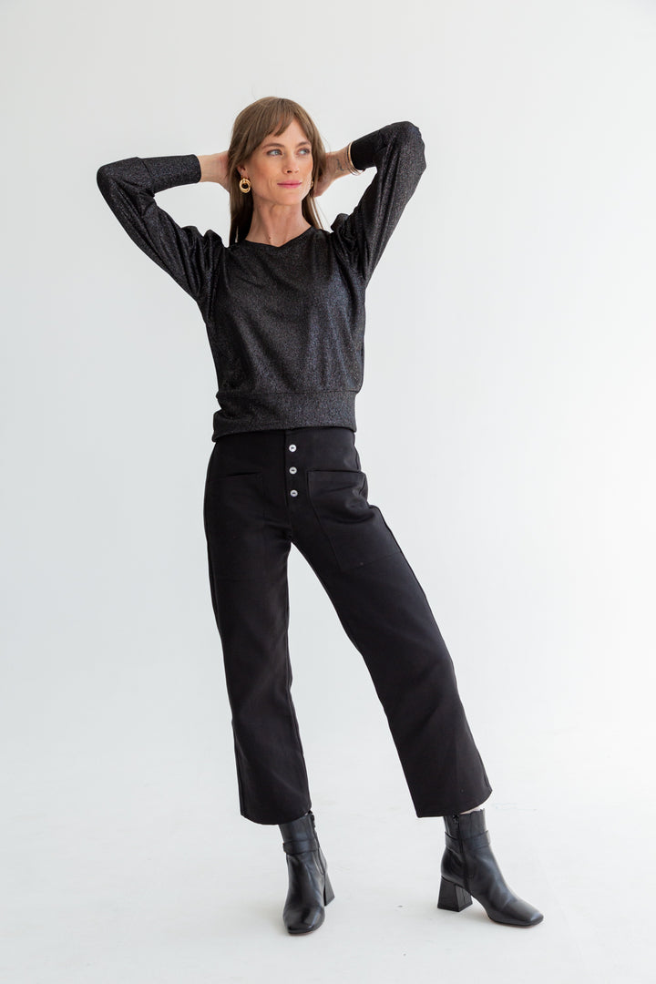 Eliana Pants Black-PANTS-kindacollection-Kinda