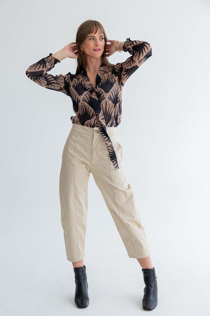 Vera Pants Stone-PANTS-kindacollection-Kinda