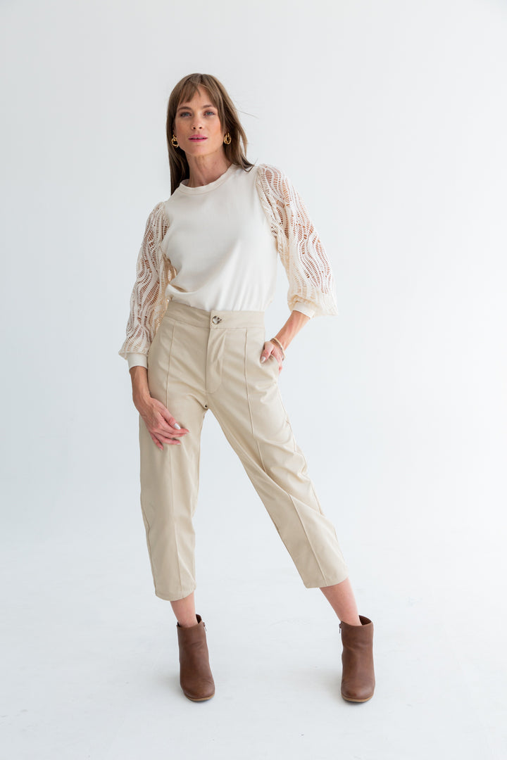 Vera Pants Stone-PANTS-kindacollection-Kinda