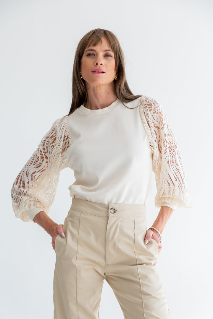 Livia Top Ivory-TOPS-kindacollection-Kinda