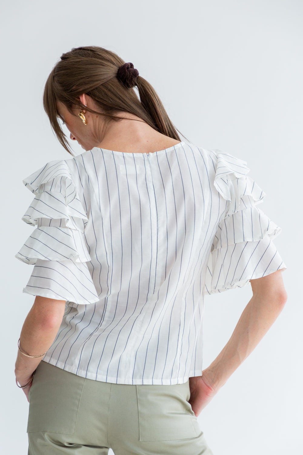 Gabriella Top Stripe-TOPS-kindacollection-Kinda