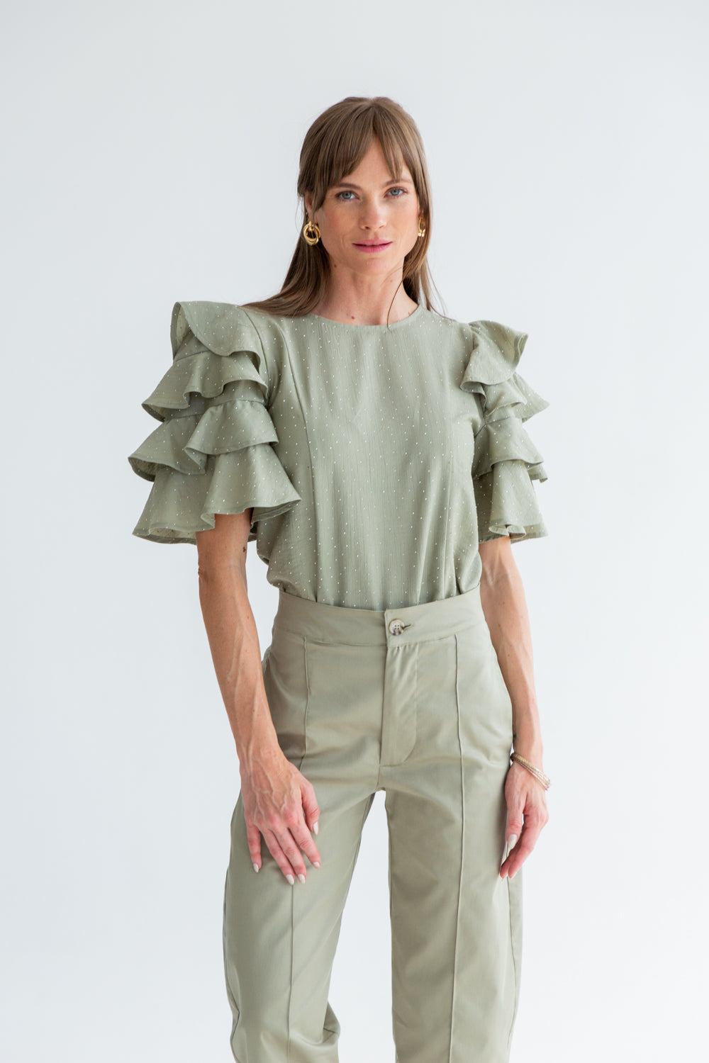 Gabriella Top Sage Diamond-TOPS-kindacollection-Kinda