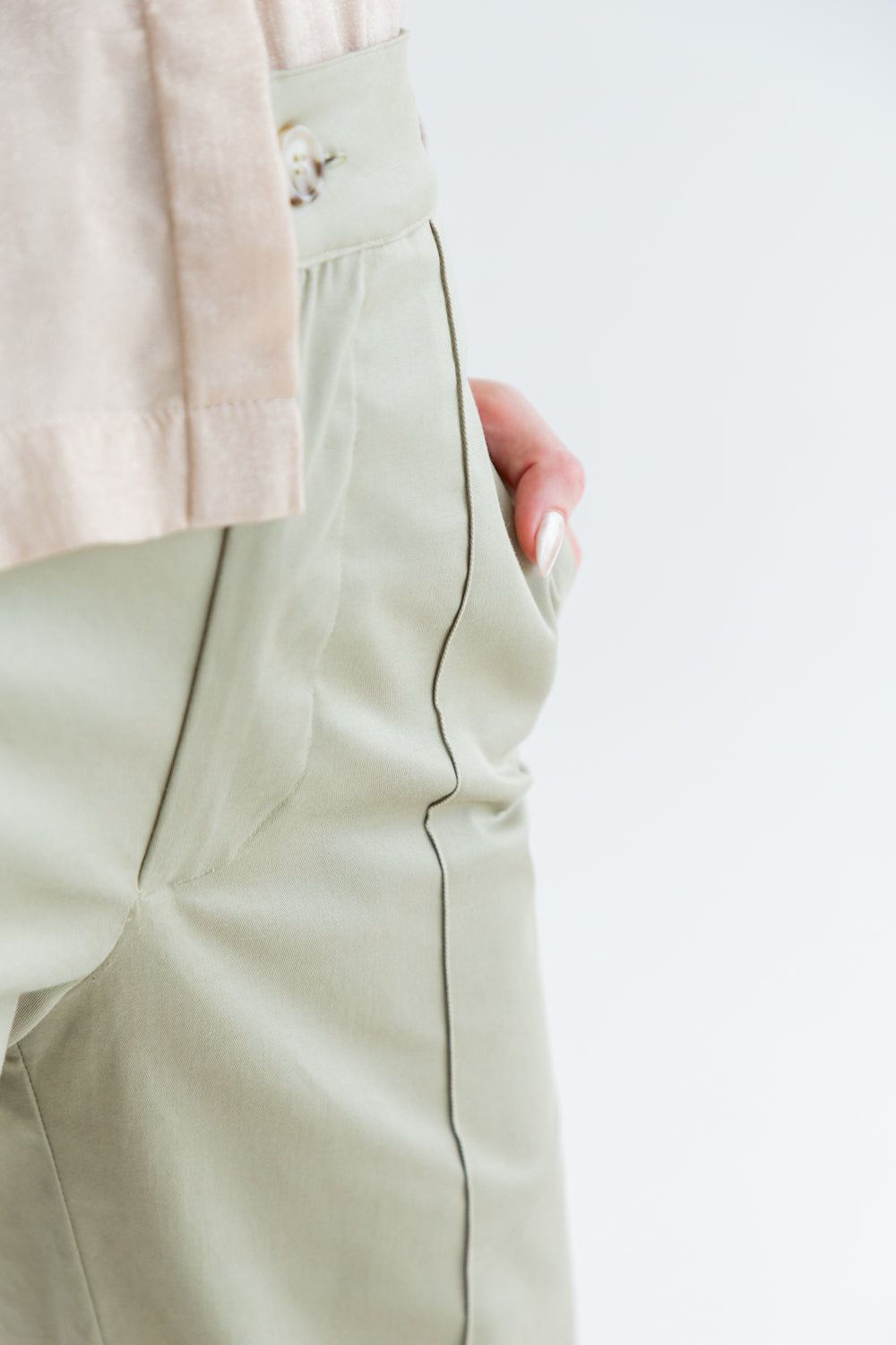 Vera Pants Sage-PANTS-kindacollection-Kinda