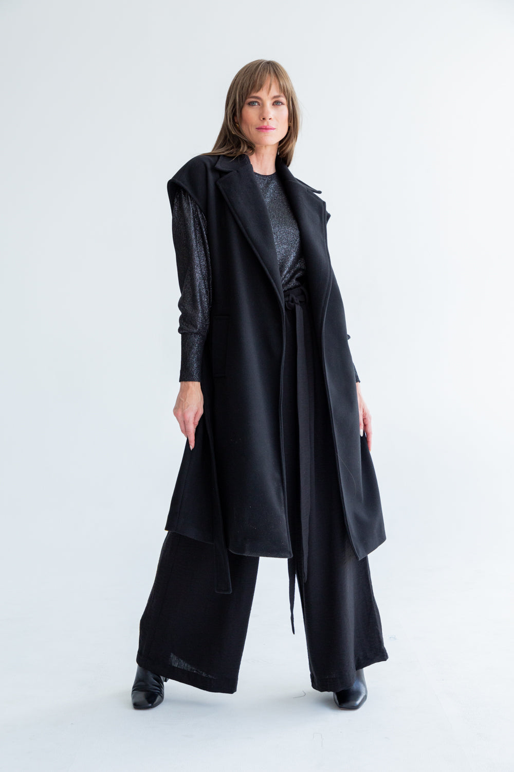 The Serafina Coat Black-JACKETS-kindacollection-Kinda