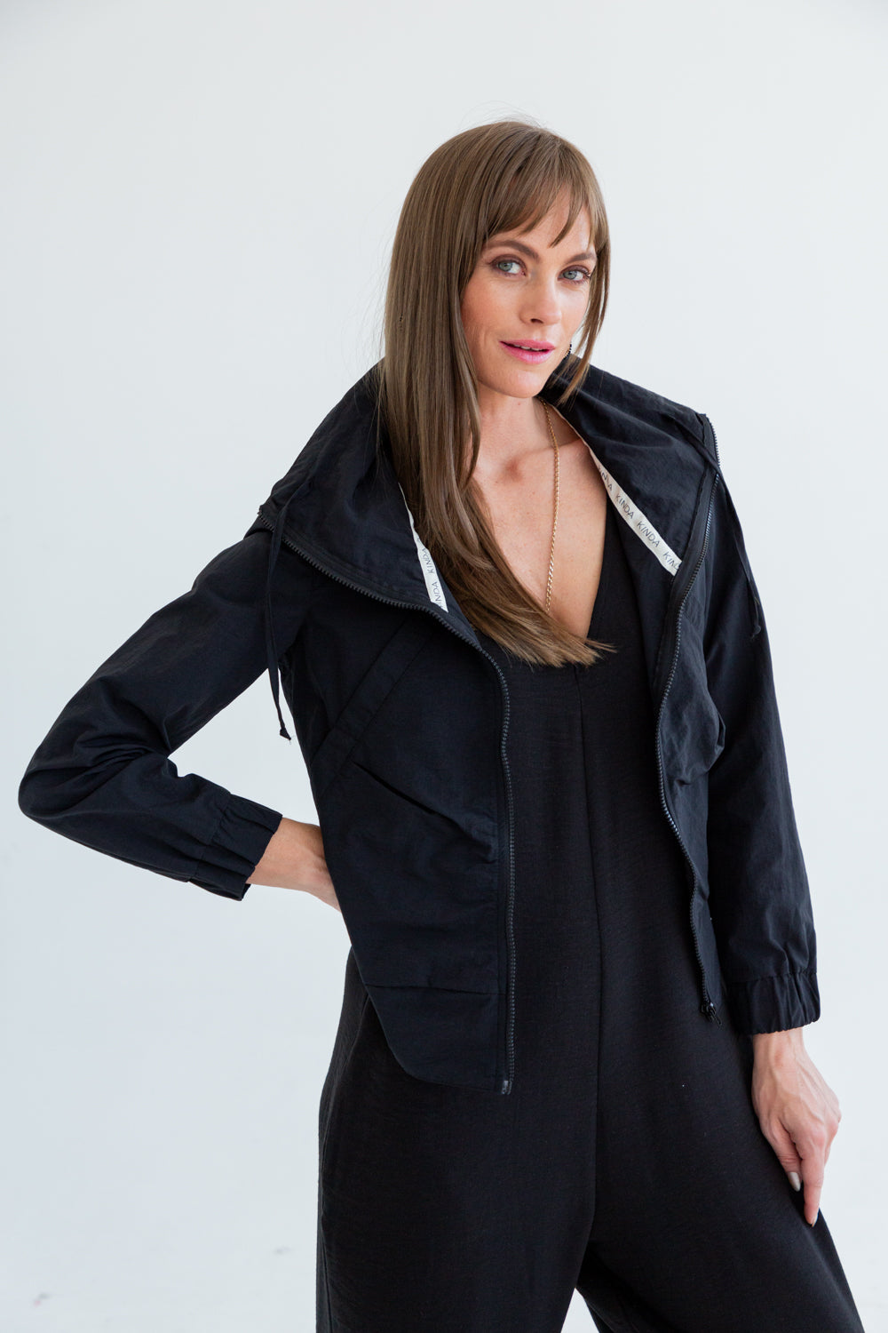 Natalie Jacket Black-JACKETS-kindacollection-Kinda