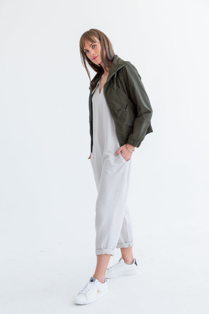 Natalie Jacket Khaki Green-JACKETS-kindacollection-Kinda