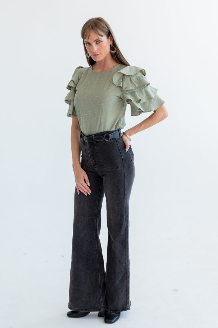 Gabriella Top Sage Diamond-TOPS-kindacollection-Kinda