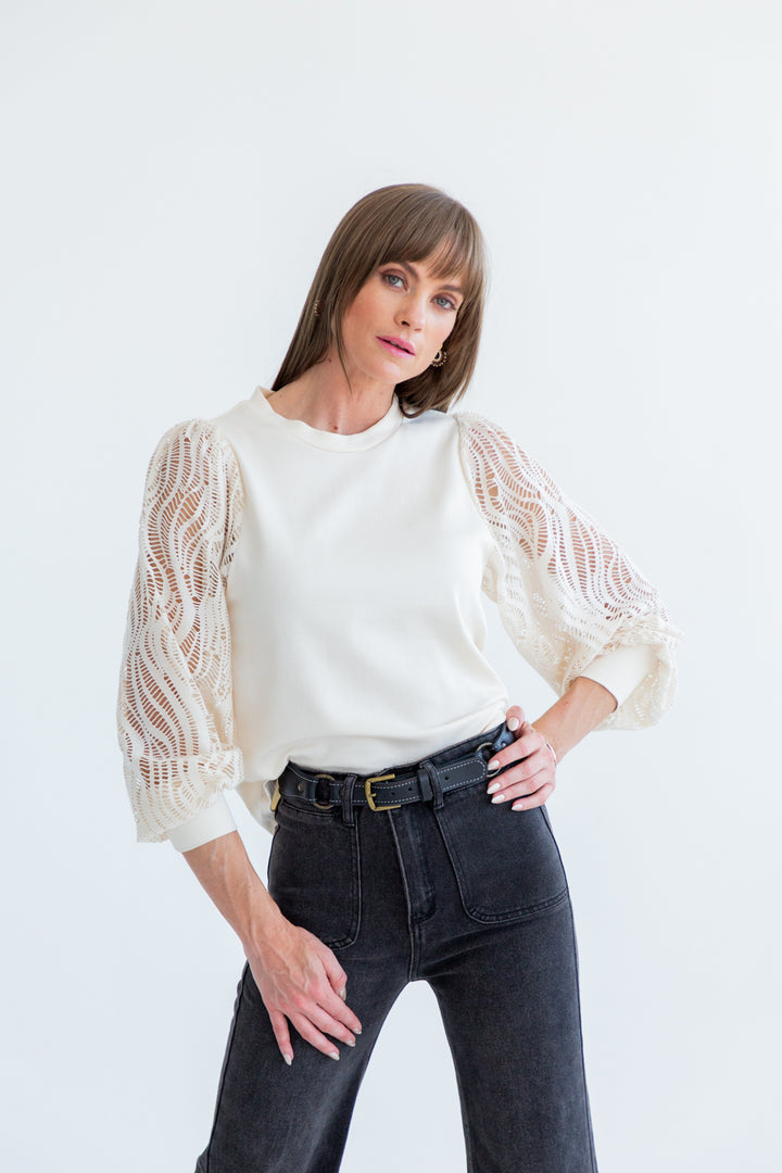 Livia Top Ivory-TOPS-kindacollection-Kinda