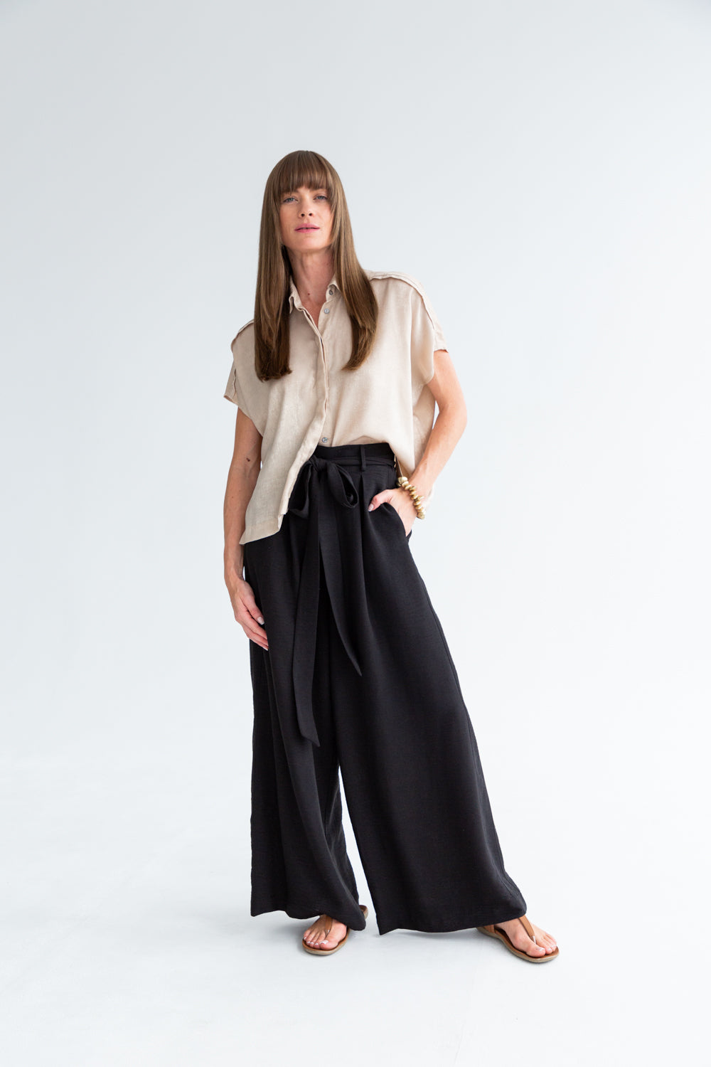 Louise Pants Black-PANTS-kindacollection-Kinda