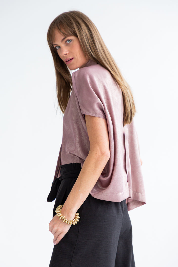 Mariam Shirt Mauve Gold-TOPS-kindacollection-Kinda