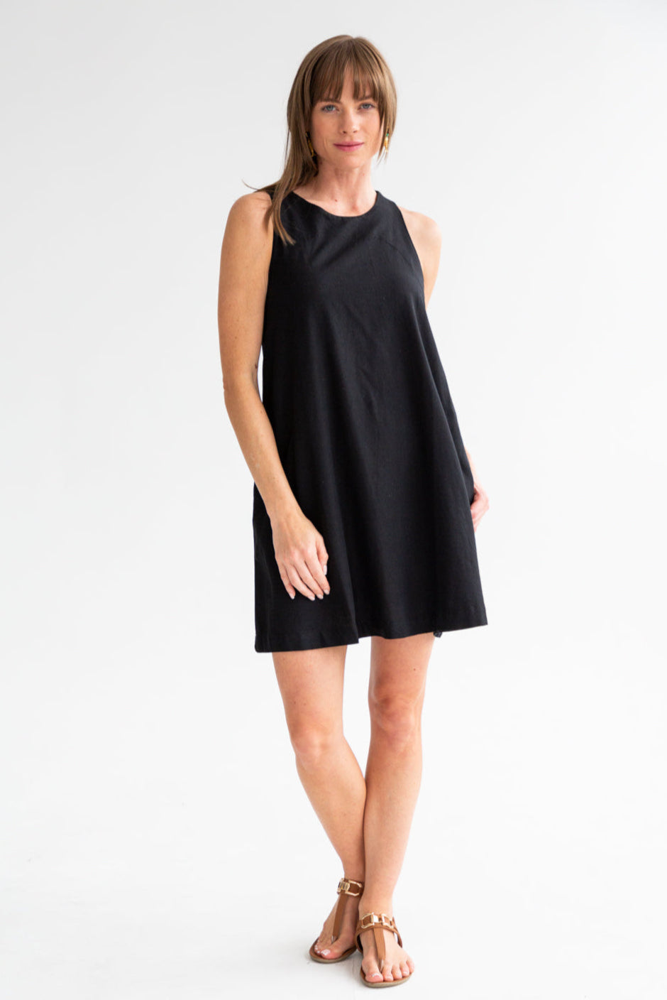 St Tropez Dress Black-DRESSES-kindacollection-Kinda