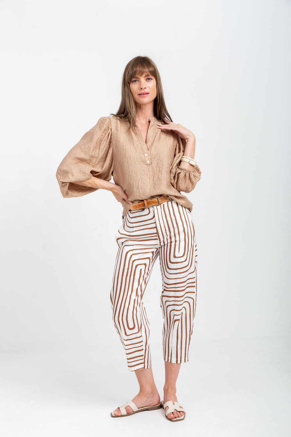 Amy Blouse Camel