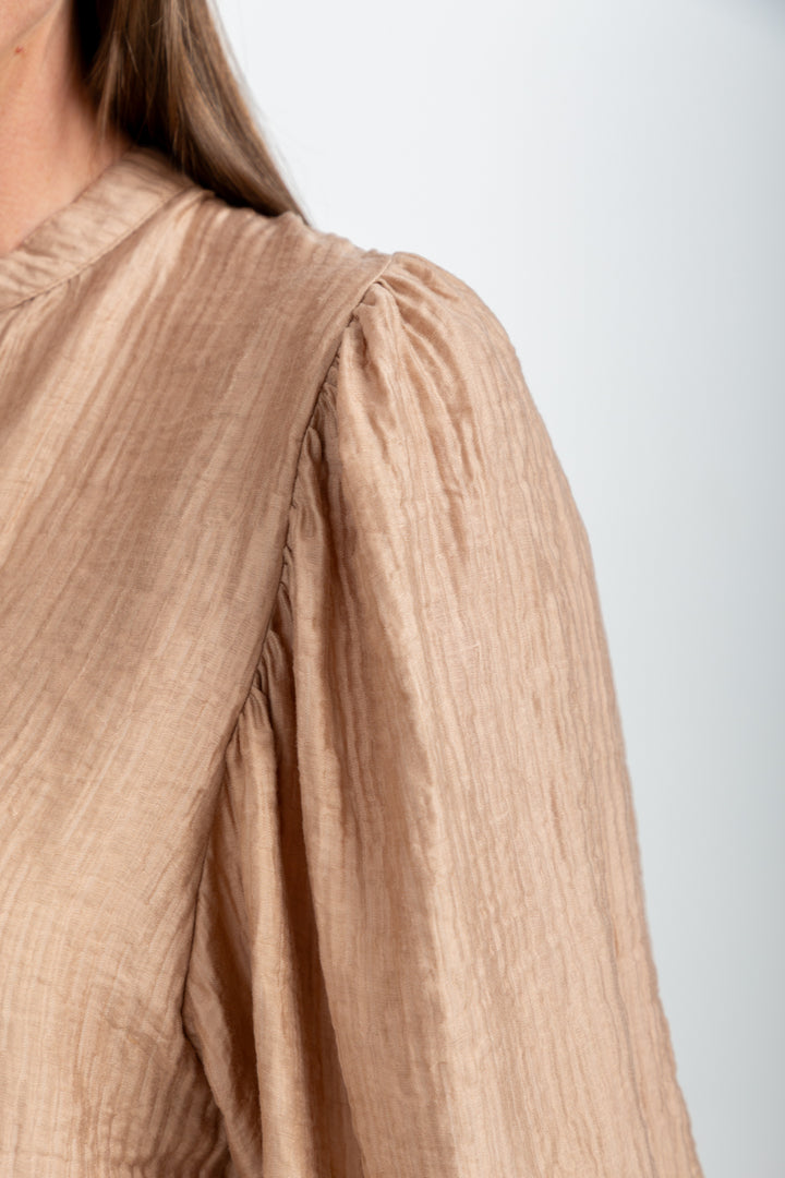 Amy Blouse Camel