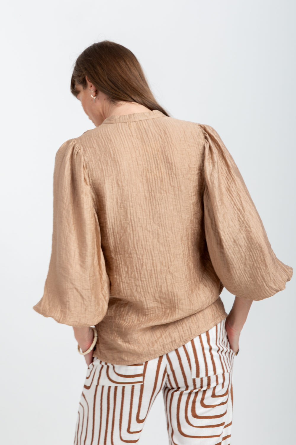 Amy Blouse Camel