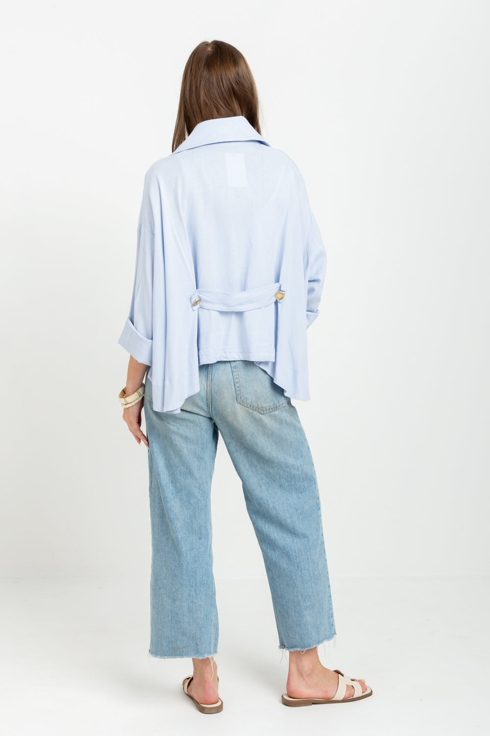 Como Coat Cool Blue-JACKETS-kindacollection-Kinda