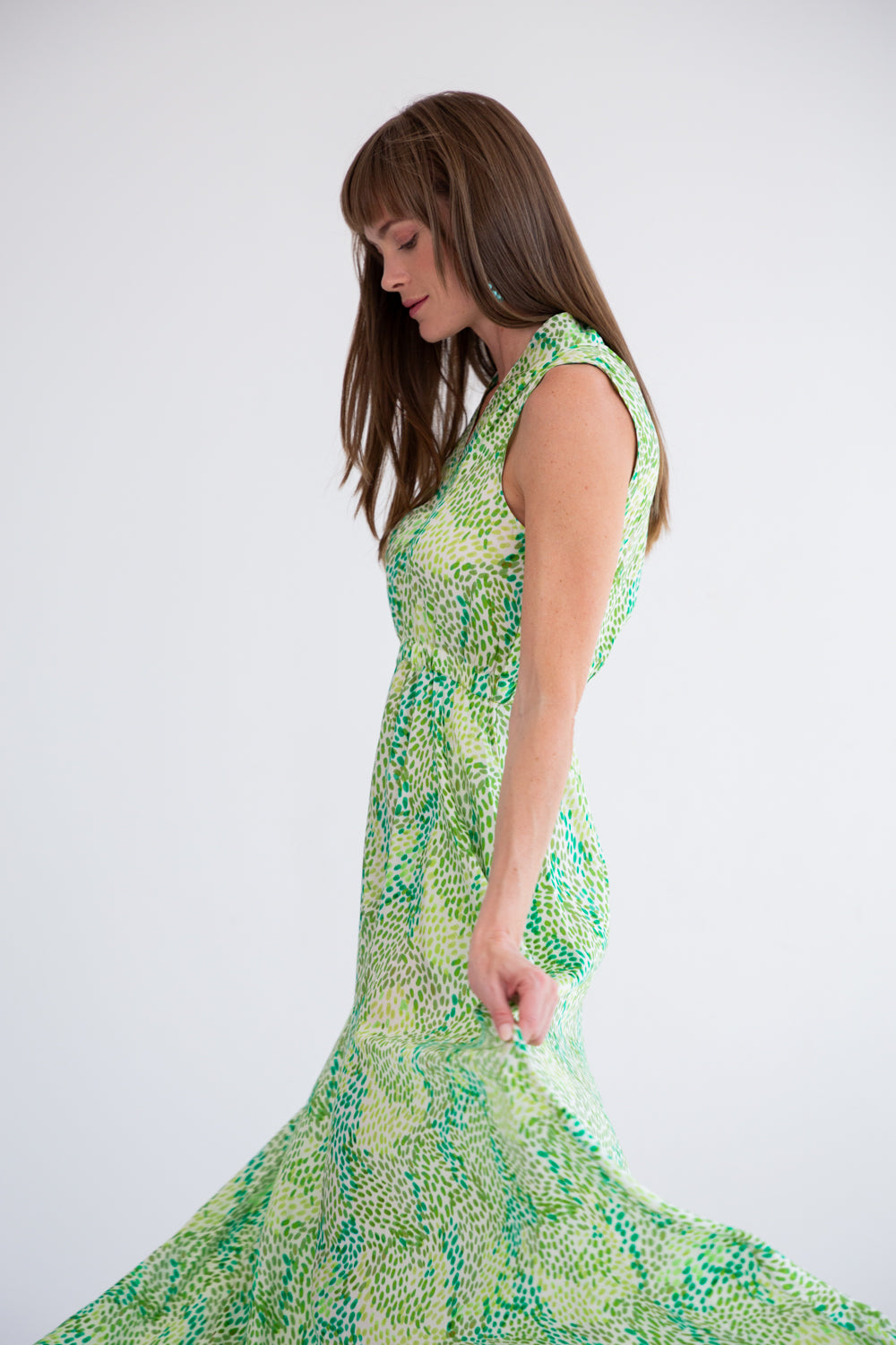 Sammi Dress Green Rain-DRESSES-kindacollection-Kinda