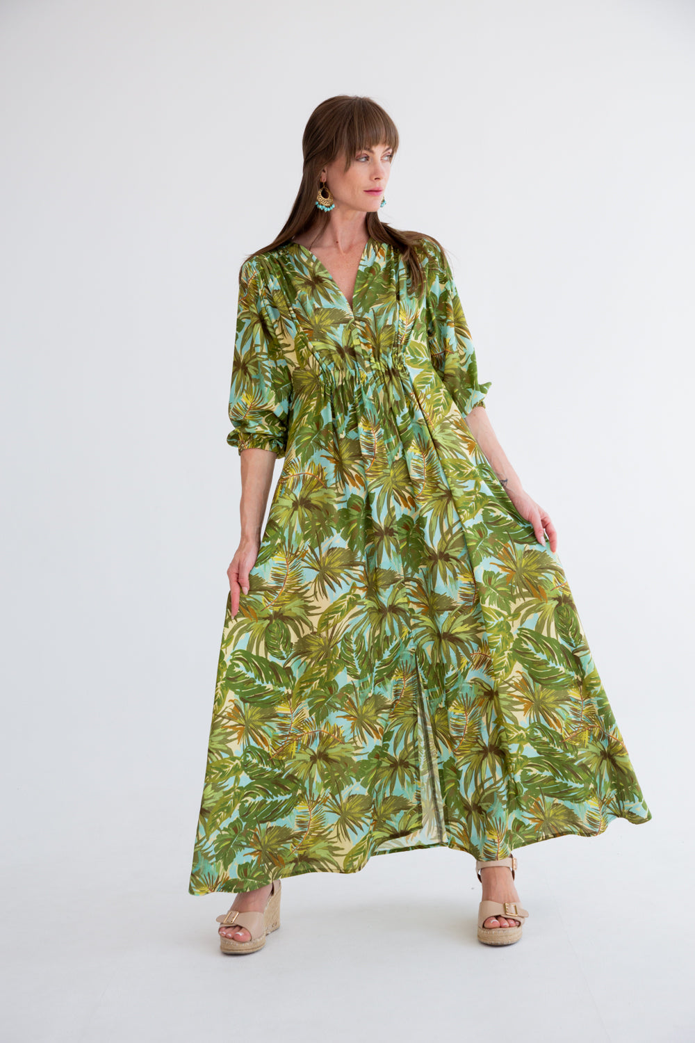 Arniston Dress Tropical Dream-DRESSES-Kinda-Kinda