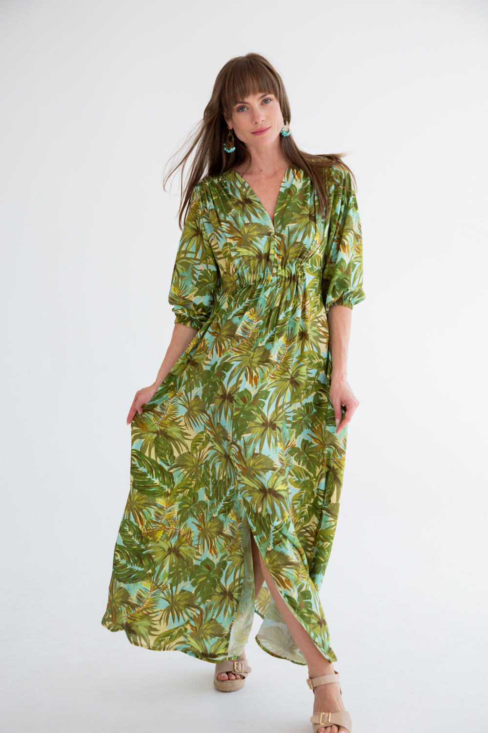 Arniston Dress Tropical Dream-DRESSES-Kinda-Kinda