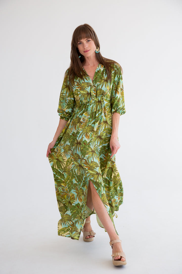 Arniston Dress Tropical Dream-DRESSES-Kinda-Kinda