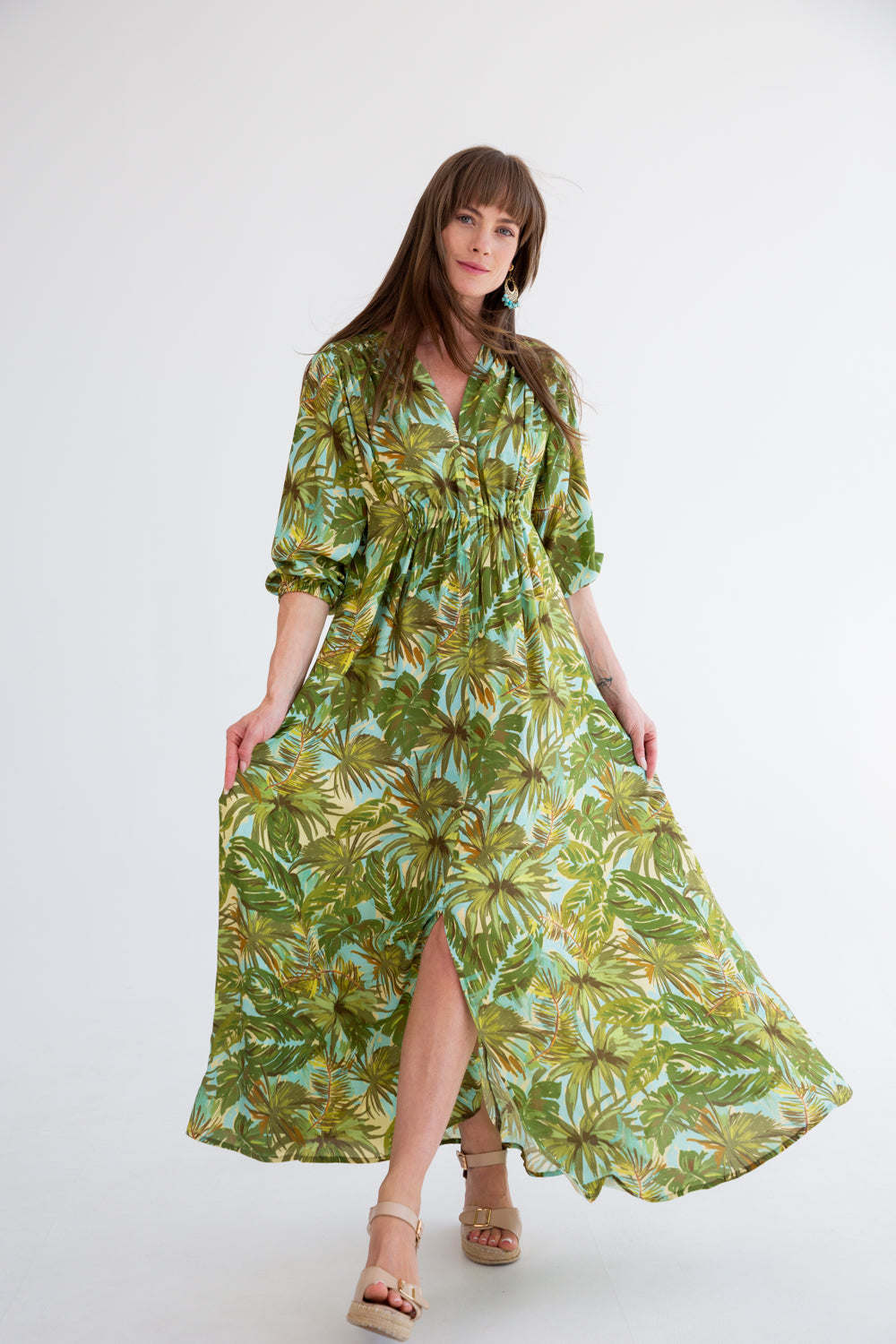 Arniston Dress Tropical Dream-DRESSES-Kinda-Kinda