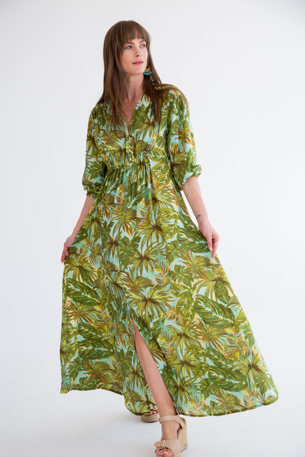 Arniston Dress Tropical Dream-DRESSES-Kinda-Kinda