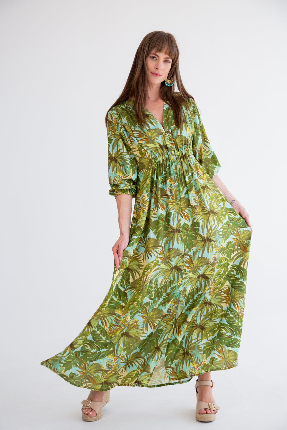 Arniston Dress Tropical Dream-DRESSES-Kinda-Kinda