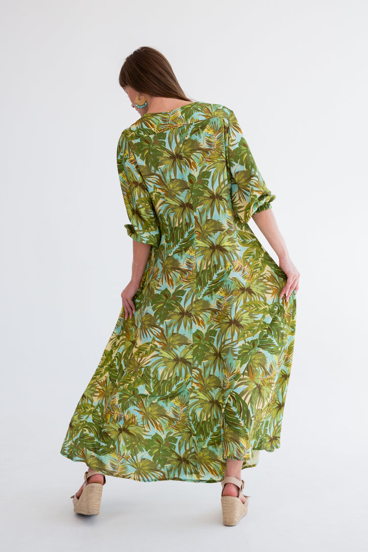 Arniston Dress Tropical Dream-DRESSES-Kinda-Kinda