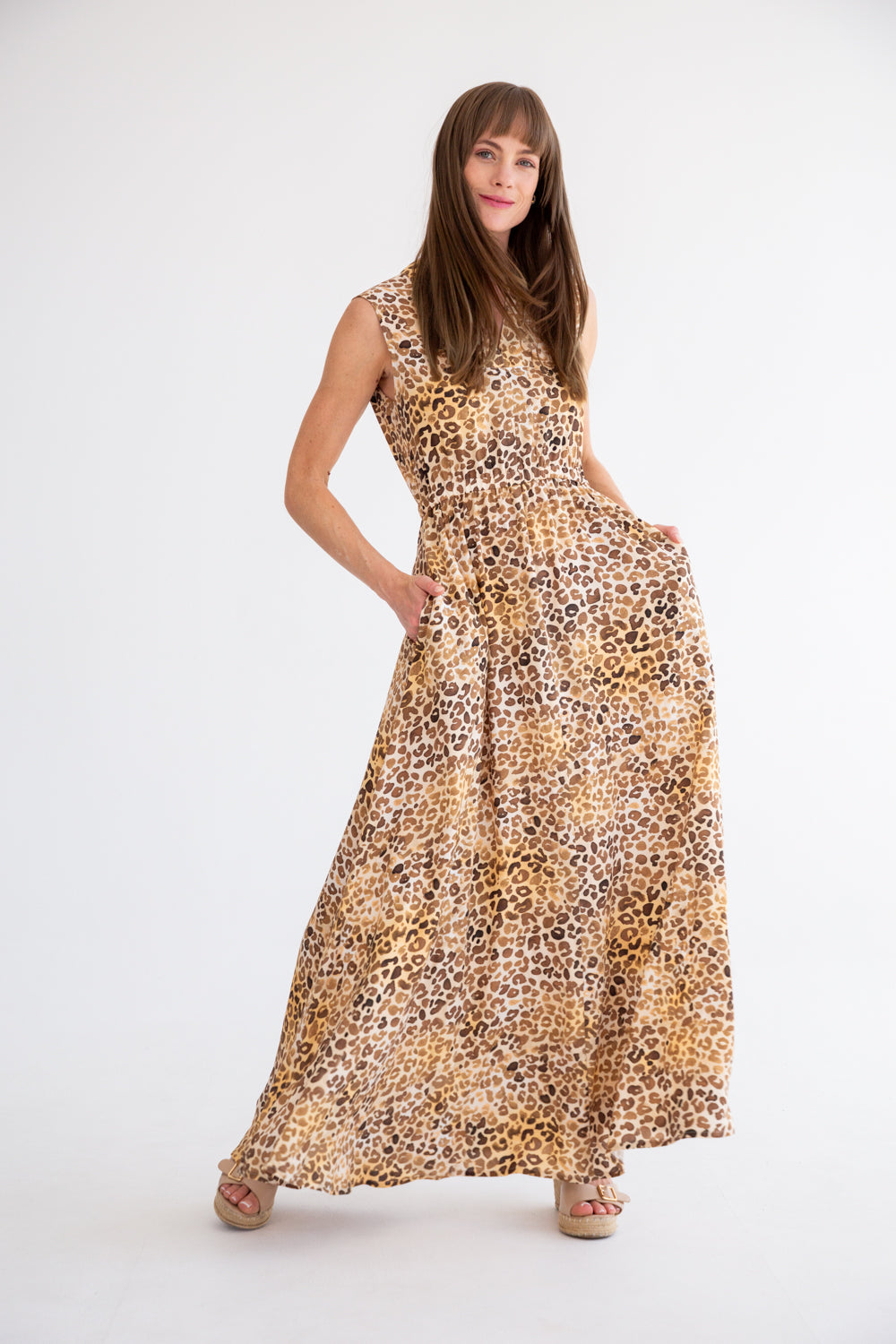 Sammi Dress Animal Print-DRESSES-kindacollection-Kinda