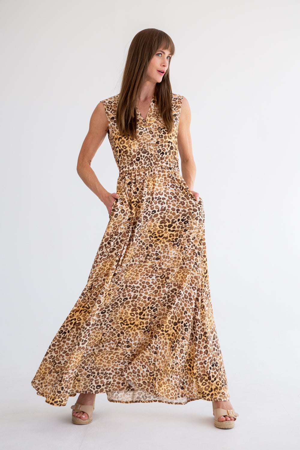 Sammi Dress Animal Print-DRESSES-kindacollection-Kinda