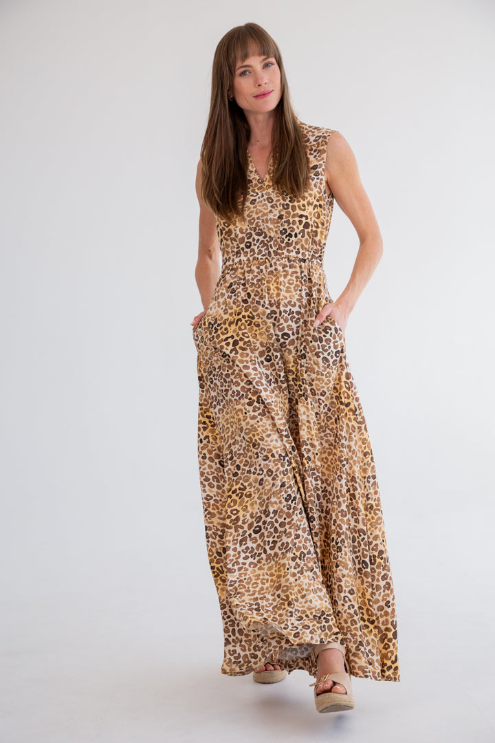 Sammi Dress Animal Print-DRESSES-kindacollection-Kinda