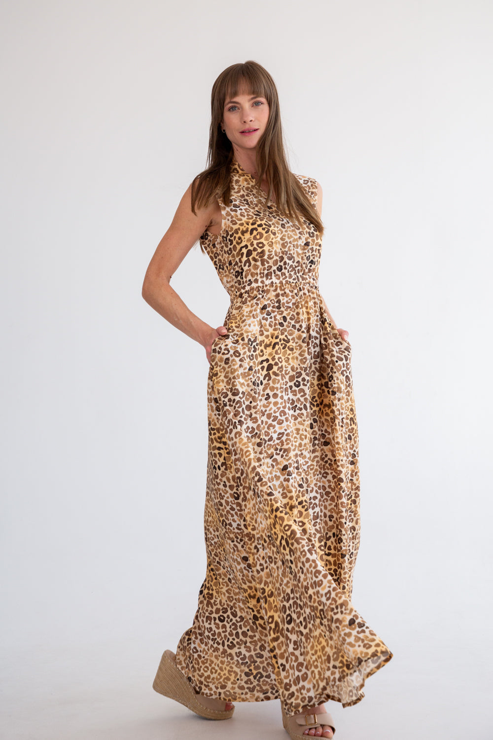 Sammi Dress Animal Print-DRESSES-kindacollection-Kinda