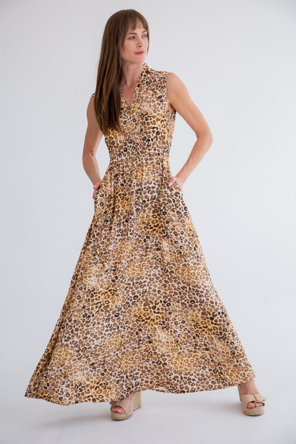 Sammi Dress Animal Print-DRESSES-kindacollection-Kinda