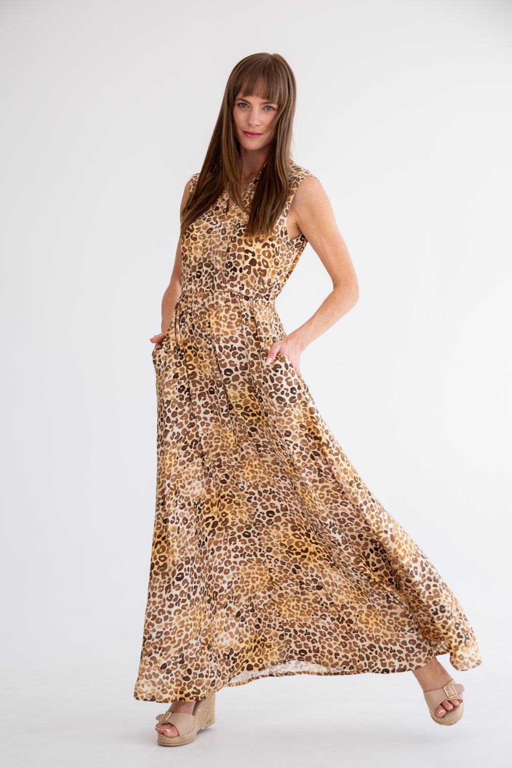 Sammi Dress Animal Print-DRESSES-kindacollection-Kinda