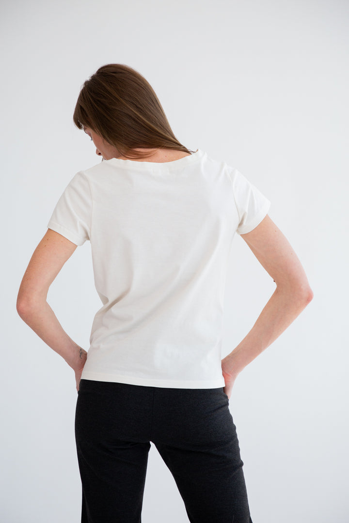 The Track Tee Ivory-TRACK SETS-kindacollection-Kinda