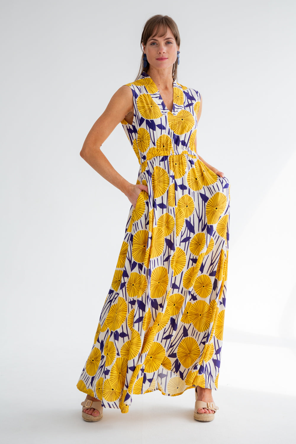 Sammi Dress Sun Burst-DRESSES-kindacollection-Kinda