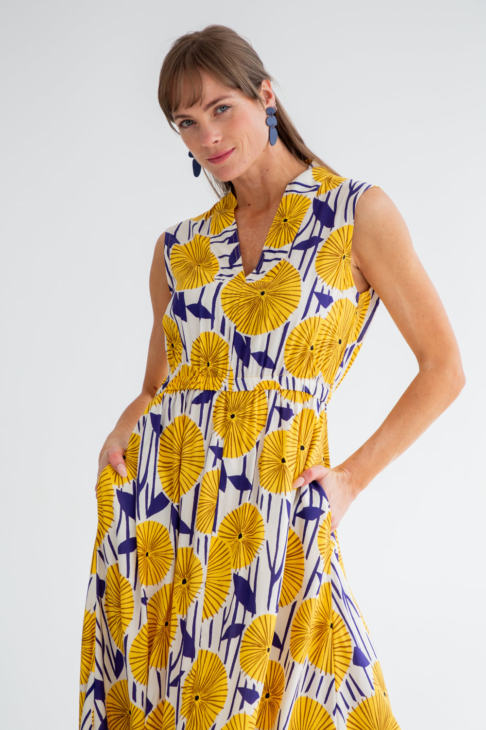 Sammi Dress Sun Burst-DRESSES-kindacollection-Kinda