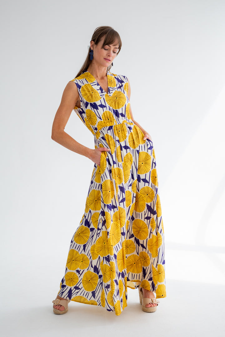 Sammi Dress Sun Burst-DRESSES-kindacollection-Kinda