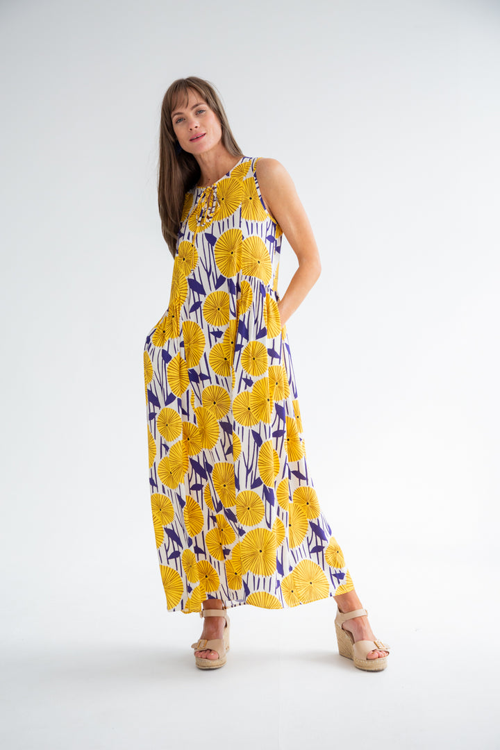 Clara Dress Sun Burst-DRESSES-kindacollection-Kinda