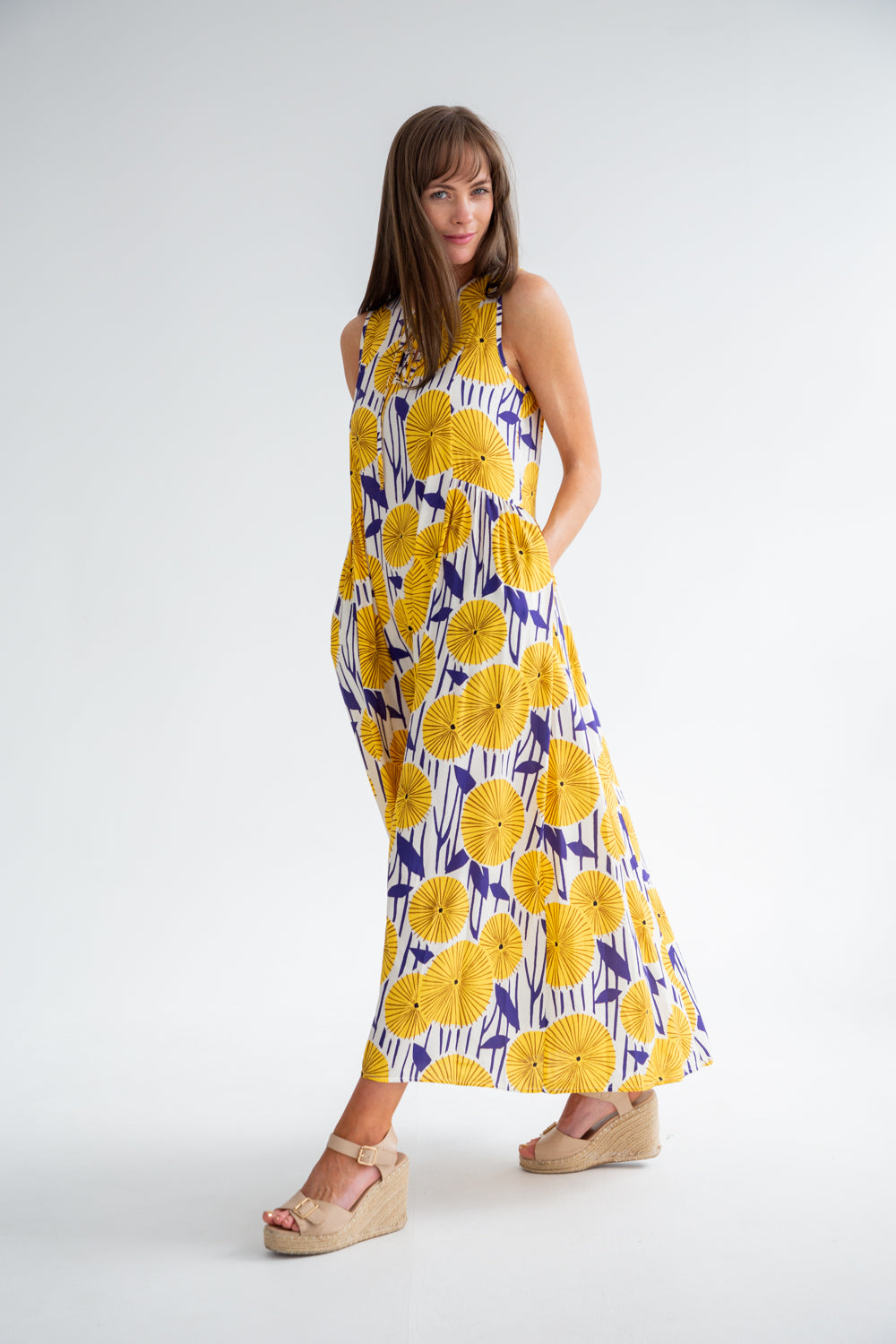 Clara Dress Sun Burst-DRESSES-kindacollection-Kinda