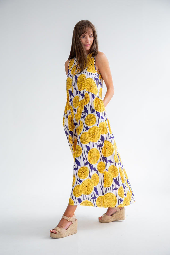 Clara Dress Sun Burst-DRESSES-kindacollection-Kinda