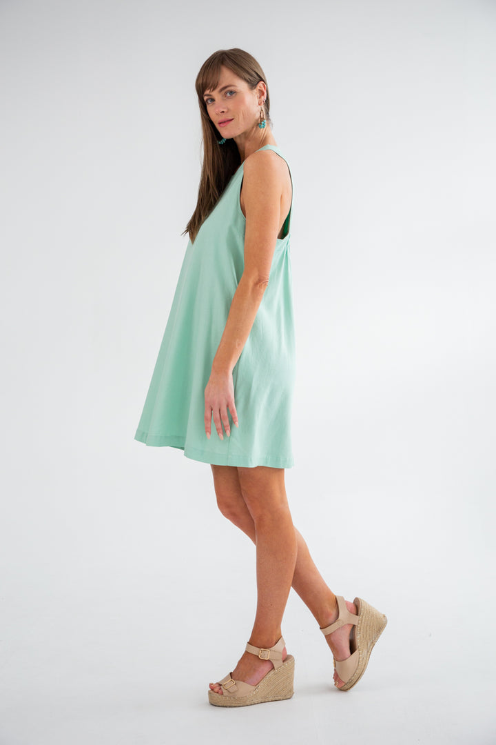 St Tropez Dress Jade-DRESSES-kindacollection-Kinda