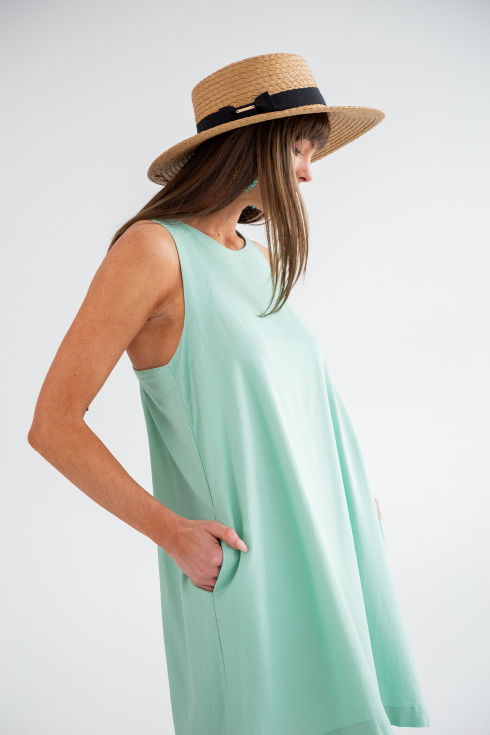 St Tropez Dress Jade-DRESSES-kindacollection-Kinda