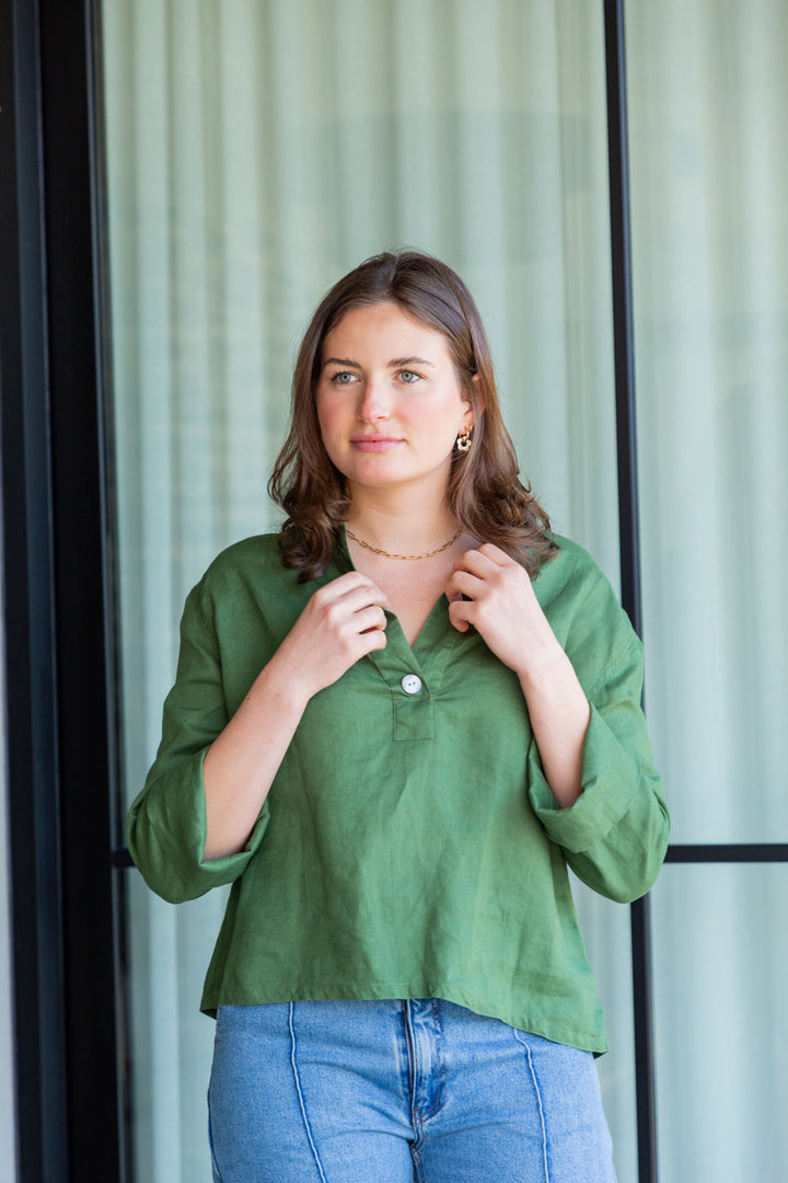 Donna Top English Ivy-TOPS-Kindacollection-Kinda