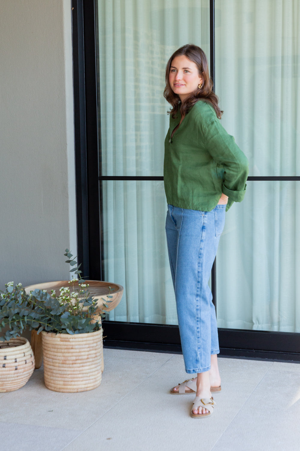 Donna Top English Ivy-TOPS-Kindacollection-Kinda